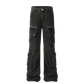 Solid Color Casual Multi-pocket Cotton Overalls