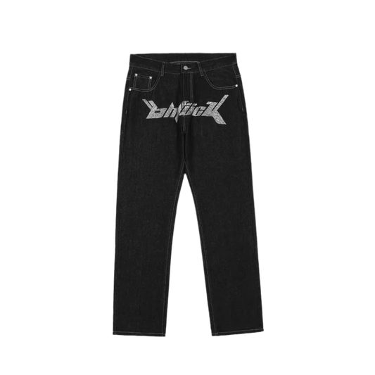 Men Pants Jeans Y2K Trousers